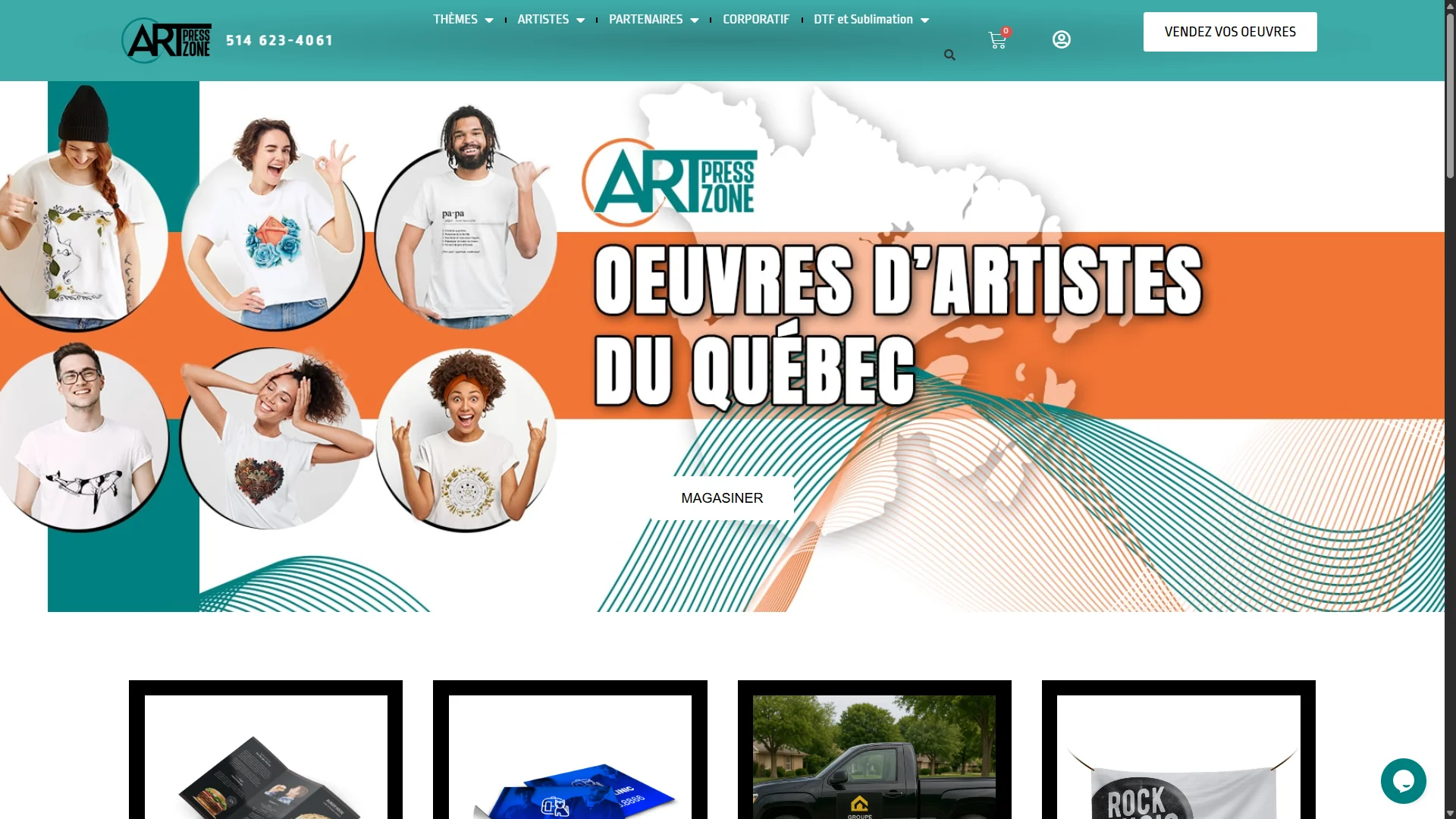 ArtPressZone screenshot 2