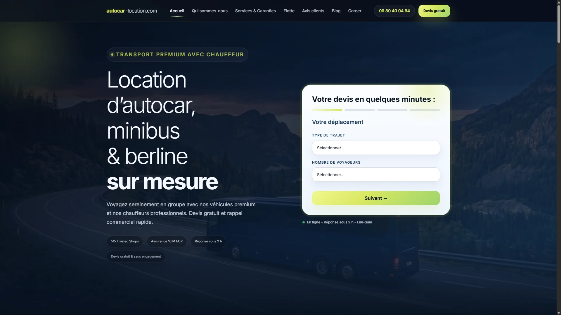 Autocar Location