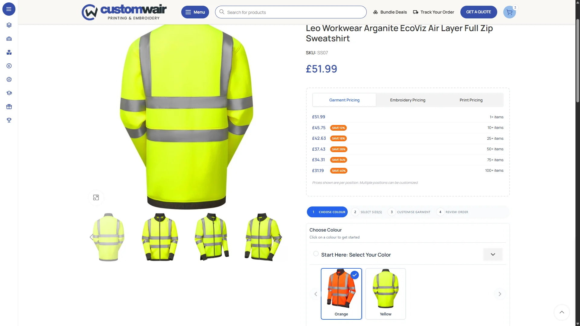 Customwair Product Customizer screenshot 2