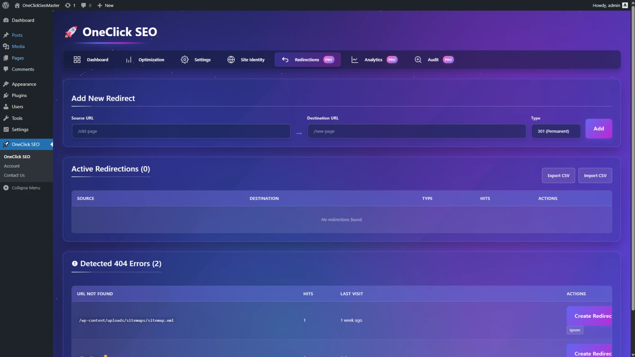 OneClickSEO Optimizer screenshot 3