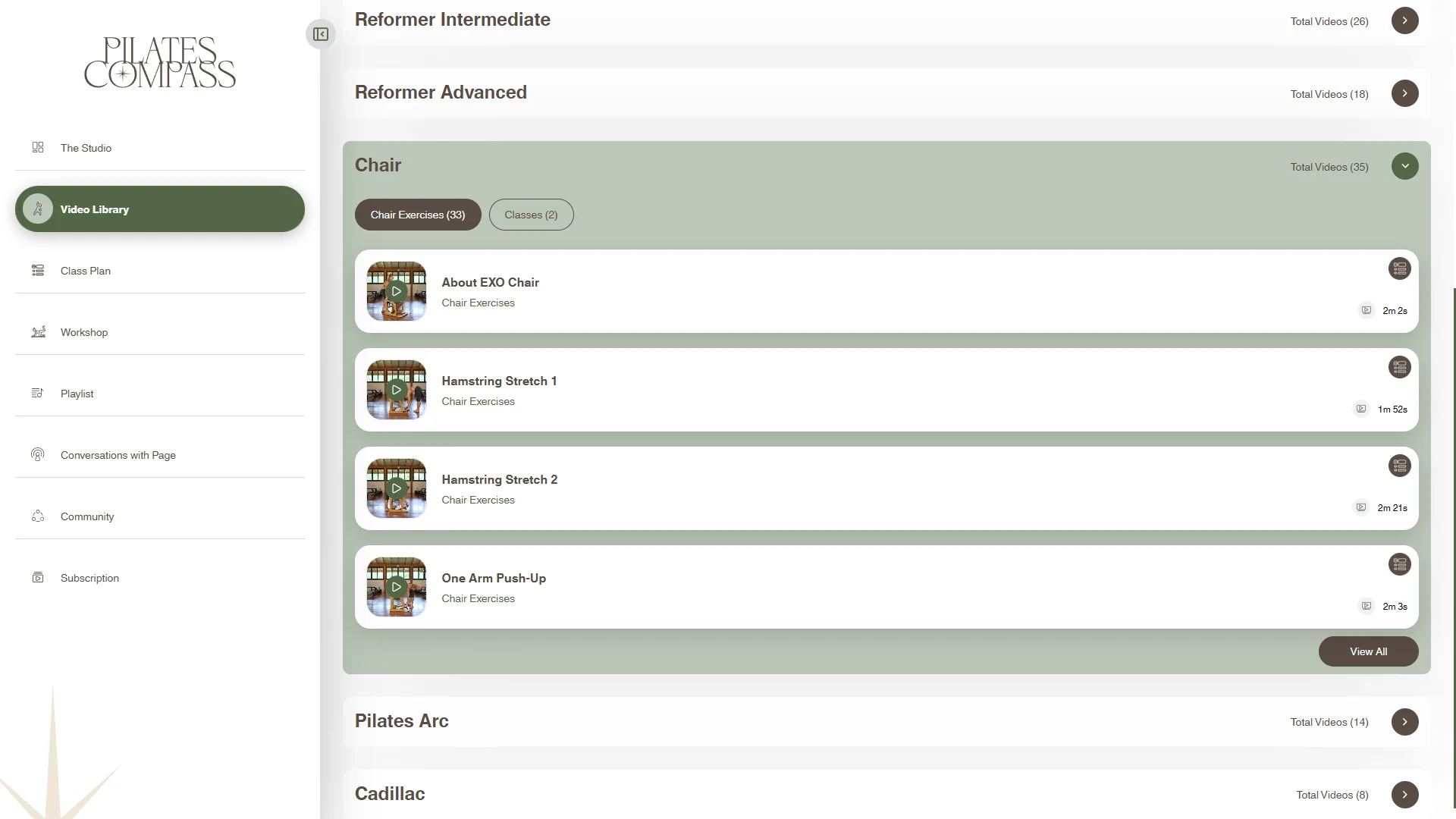 Pilates Compass screenshot 2
