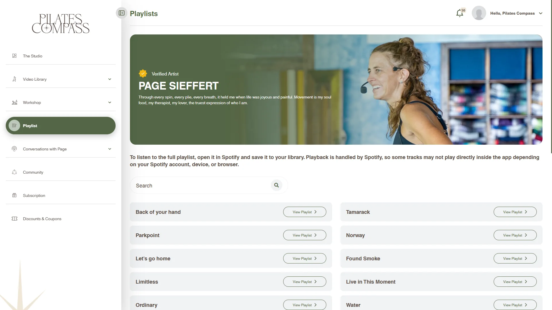 Pilates Compass screenshot 3