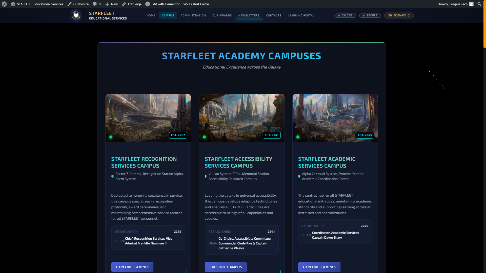 STARFLEET Educational Services screenshot 2