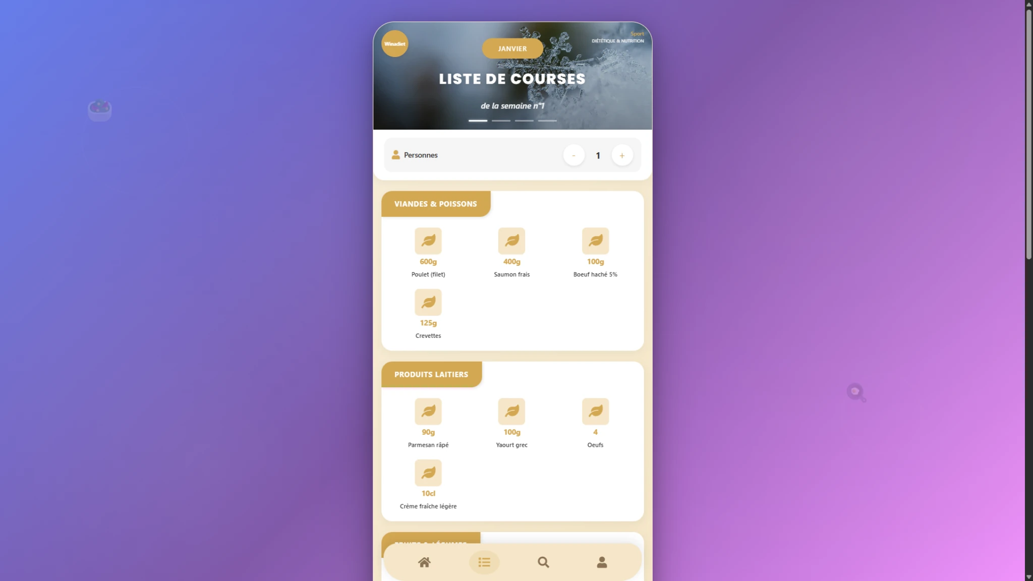 Winadiet Meal Prep screenshot 2