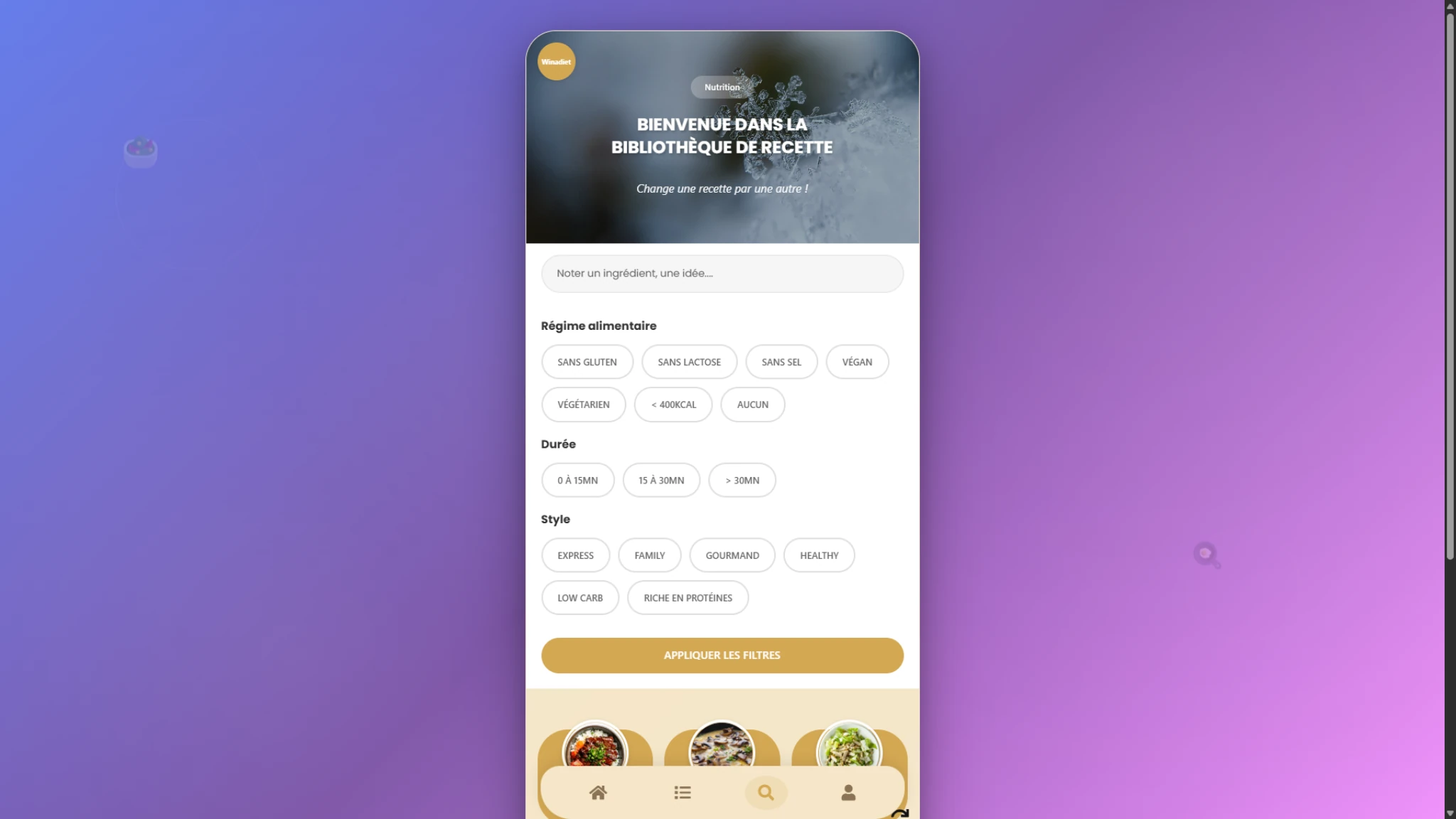 Winadiet Meal Prep screenshot 3